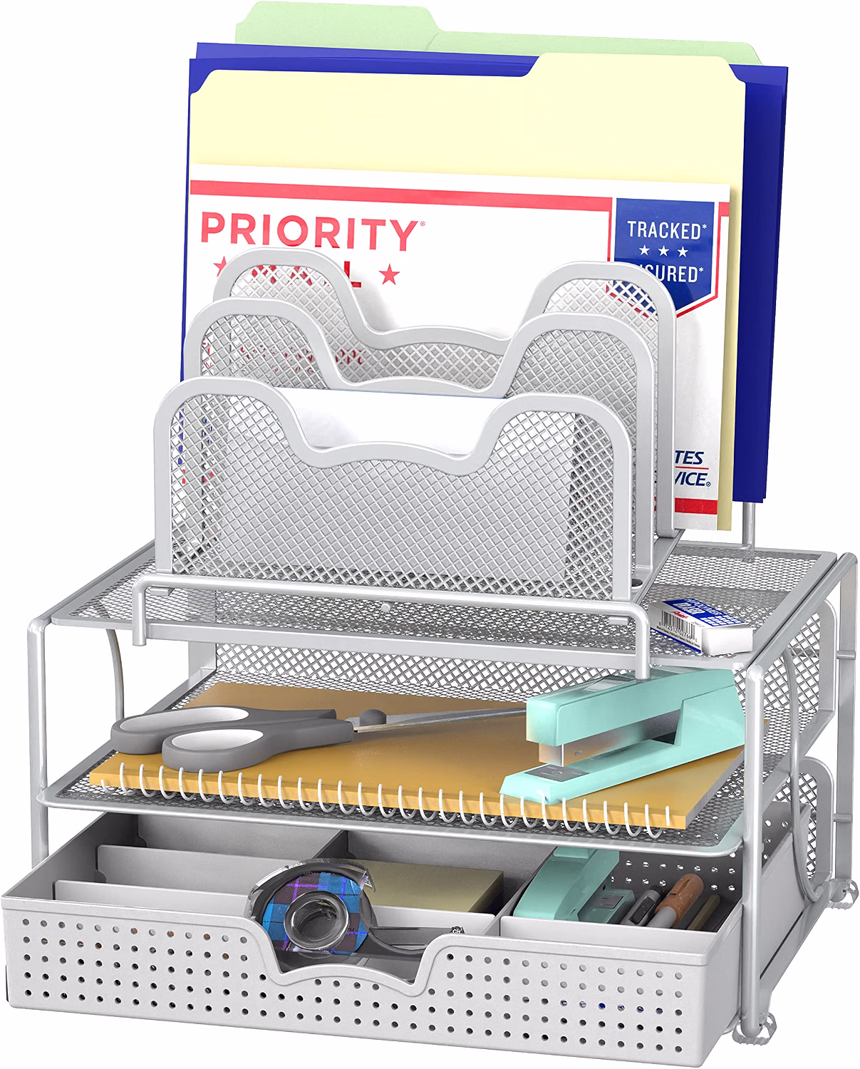 SimpleHouseware mesh organizer with sliding drawer