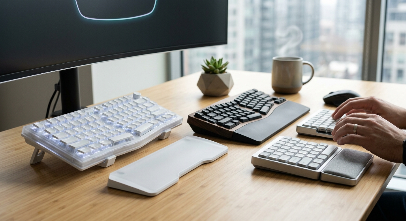 Teclados ergonómicos y mecánicos